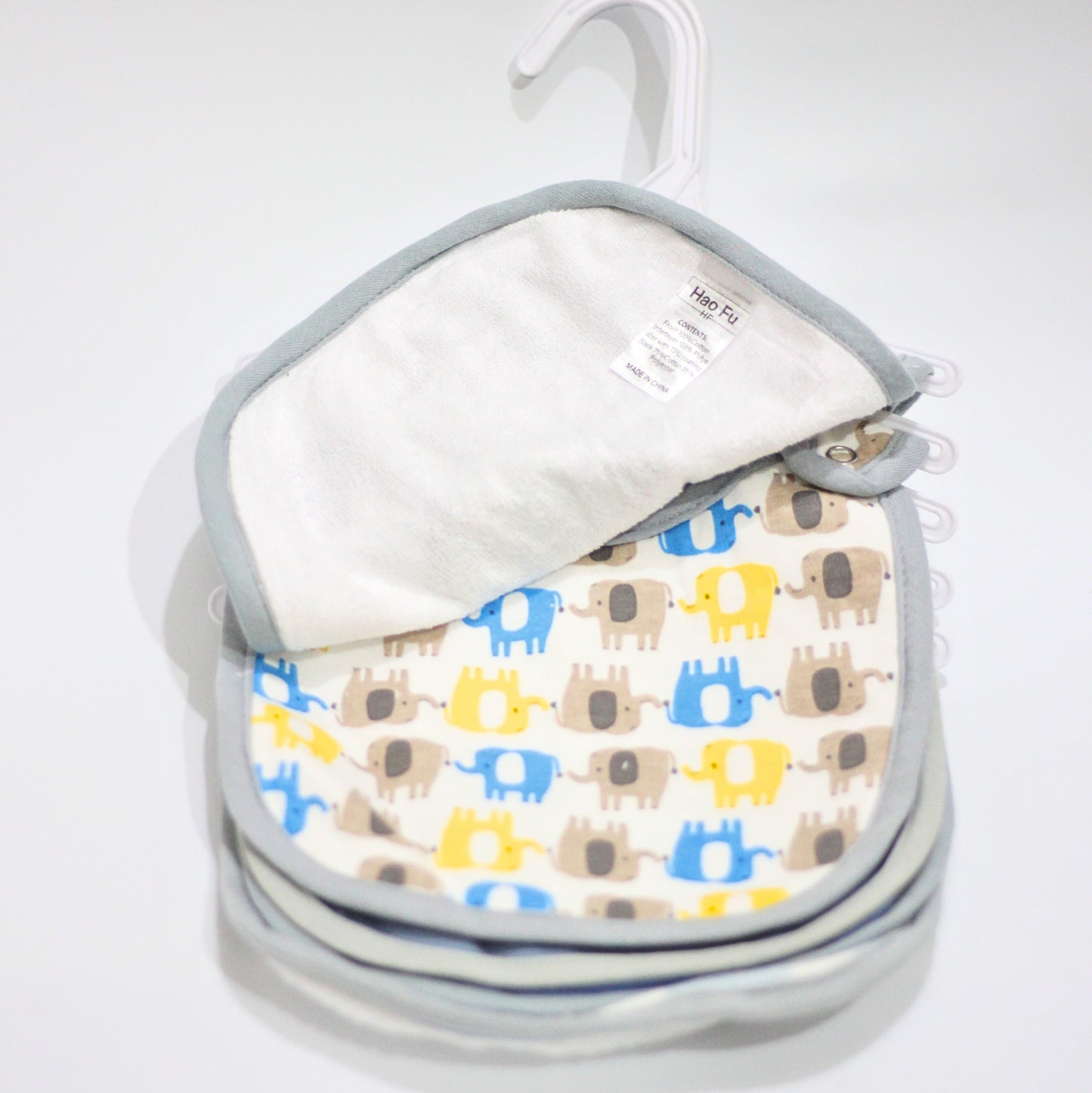 Elephant Baby Bib 5 piece