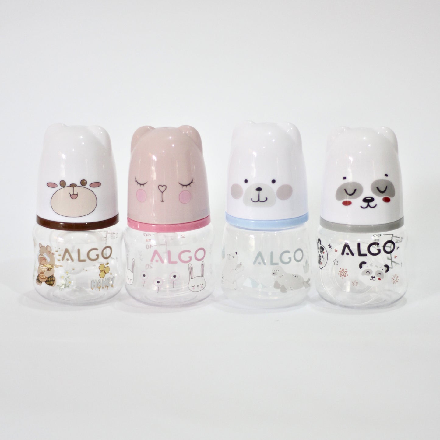 ALGO Cute Bear Baby Bottles-60ml/2oz